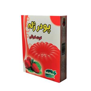 پودر ژله توت فرنگی سبزنام - 100گرم