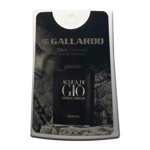 عطر جیبی مردانه گالاردو مدل GIO حجم 25 میلی لیتر