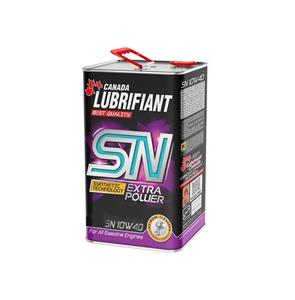 روغن موتور خودرو کانادا لوبریفنت مدل SN 10W-40 حجم 4000 میلی لیتر