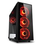 Sharkoon TG4 Red ATX Midi Tower Case