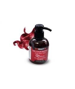 شامپو رنگ دوماسی رنگ قرمز یاقوتی شماره 6.64 DOMACY Hair color shampoo Domacy Hair Color Shampoo 300ml
