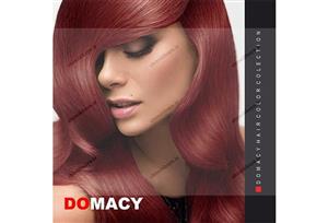 شامپو رنگ دوماسی رنگ قرمز یاقوتی شماره 6.64 DOMACY Hair color shampoo Domacy Hair Color Shampoo 300ml