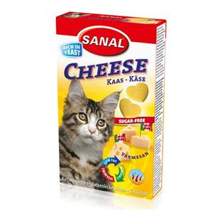 مکمل غذایی سانال گربه همراه با پنیر 