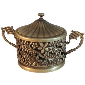 قندان آنتیک زمرد