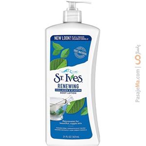 لوسیون بدن بازسازی کننده سینت ایوز عصاره کلاژن الاستین St.Ives Skin Renewing Collagen Elastin Body Lotion 