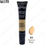 کانسیلر تیوپی دو کاره جردانا مدل کمپلت کاور Jordana Complete Cover 2in1 Concealer Foundation 04