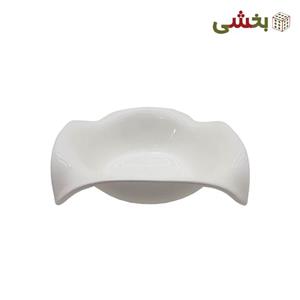 کاسه سرامیکی سفید مدل آبشاری 