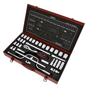 جعبه بکس درایو 1/2 اینچ 34 پارچه توسن TOSAN 34 Pcs 1/2" Drive Socket Set