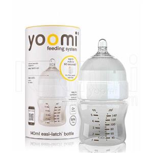 ست شیشه شیر طلقی140میل یومی گرم کننده و محافظ Yoomi 