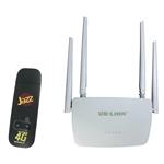 مودم 4G مدل W02 به همراه روتر ال بی لینک مدل WR450H