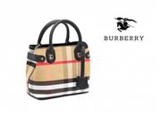 کیف دستی مجلسی زنانه طرح باربری BURBERRY رنگ کرم