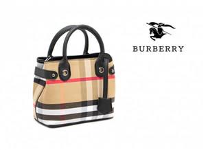 کیف دستی مجلسی زنانه طرح باربری BURBERRY رنگ کرم 