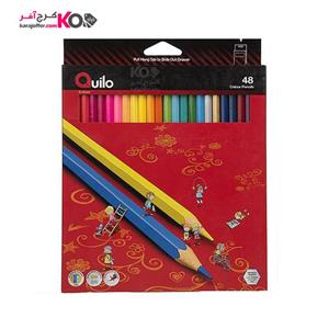 مداد رنگی 48 رنگ کوییلو کد 634014 Quilo 634014 48 Color Pencil