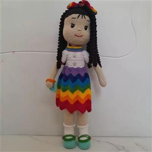 عروسک بافتنی طرح بابانوئل مدل 03