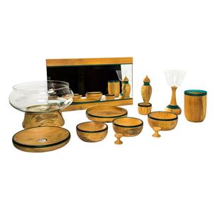 مجموعه ظروف هفت سین 14 پارچه وودسنس مدل  WS-Z250