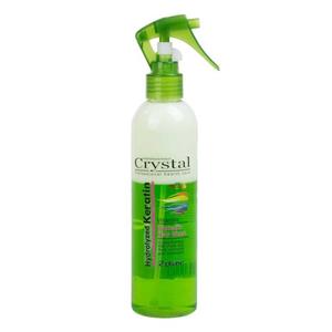 ماسک مو دو فاز کریستال مدل Hydrolyzed Keratin حجم 250 میلی لیتر Crystal Hydrolyzed Keratin Biphasic Damaged Hair Mask 250ml