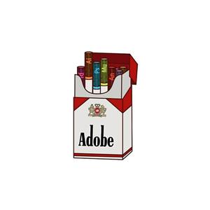 استیکر لپ تاپ لولو طرح برنامه های برنامه نویسی ADOBE کد 93