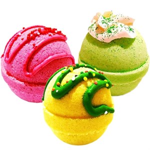 کوکتل نمک حمام اور مدل Sweets RGY وزن 115 گرم بسته 3 عددی