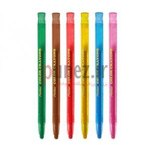 مداد شمعی 6 رنگ پنتر مدل Color Panter Color 6 Color Crayon