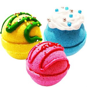 کوکتل نمک حمام اور مدل Sweets RYB وزن 115 گرم بسته 3 عددی