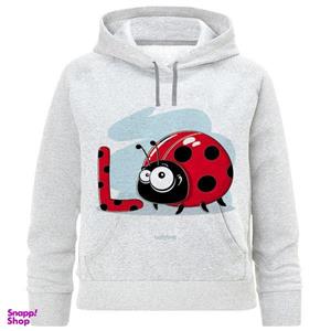 هودی پسرانه طرح کفشدوزک LOVE کد F110