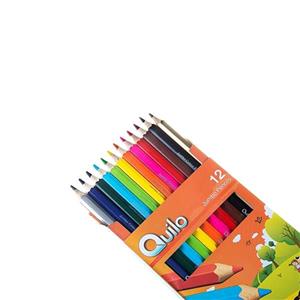 مداد رنگی 12 رنگ کوییلو سری Kids مدل Jumbo Quilo Jumbo Kids Series 12 Color Pencil