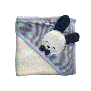 حوله دورپیچ نوزاد گایه «gaye» طرح خرگوش آبی