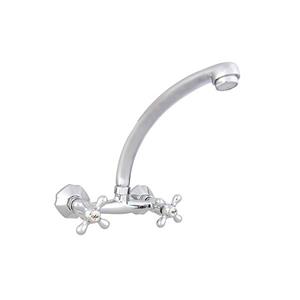 شیر مخلوط ظرفشویی دیواری علم ضخیم بلند موست مدل کلاسیک 470