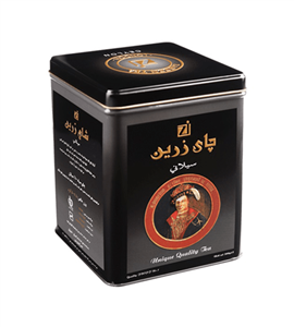 چای سیلان قوطی فلزی ساده 500 گرم زرین