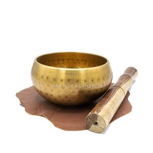 کاسه تبتی طلایی چکش کاری شده – قطر دهانه 10 سانتی متر