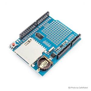 شیلد دیتا لاگر آردوینو  Arduino Data Logger Shield With SD Card Interface