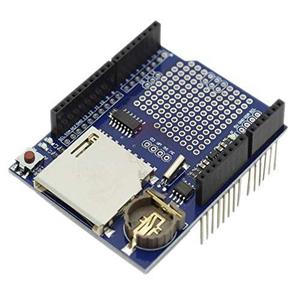 شیلد دیتا لاگر آردوینو  Arduino Data Logger Shield With SD Card Interface