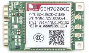 ماژول ال تی ای /جی پی اس با قابلیت دریافت ماهواره گالیله و گلوناس TDD-LTE B38/B39/B40/B41/B1/B3/B8 LTE Module Mini PCI