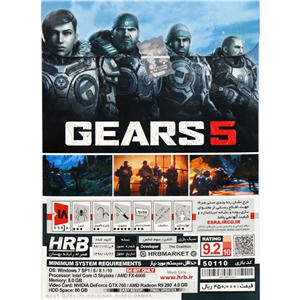  بازی Gears 5 نشر HRB Gears 5 PC 5DVD9 HRB