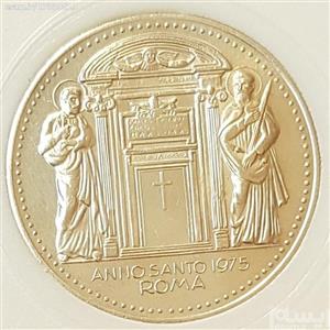 سکه یادبود سالگرد پاپ پل ششم (16 گرم نقره) کمیاب 
