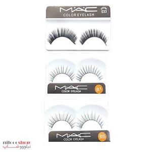 مژه مک مدل MAC COLOR EYELASH بسته 3 عددی