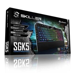کیبورد گیمینگ شارکن مدل SKILLER SGK5 Sharkoon SKILLER SGK5 Gaming Keyboard