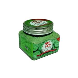 اسکراب لایه بردار پوست مکس لیدی خیار مدل Cucumber حجم 350 میلی لیتر