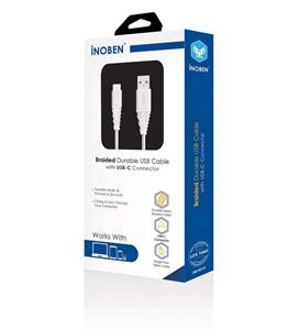 کابل تبدیل USB به Type - C آینوبن مدل Braided طول 1.2 متر