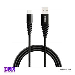 کابل تبدیل USB به Type - C آینوبن مدل Braided طول 1.2 متر
