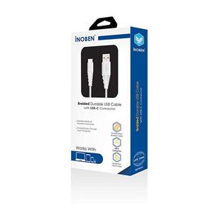 کابل تبدیل USB به Type - C آینوبن مدل Braided طول 1.2 متر