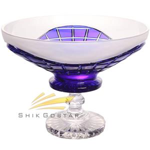 میوه خوری بزرگ کریستال مورانو مدل Neron 