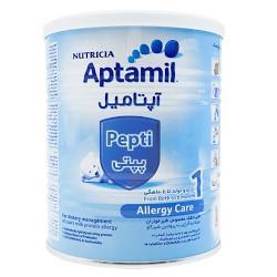 شیر خشک اپتامیل پپتی الرژی کر 1 نوتریشیا حجم 400 گرم 