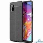 قاب محافظ ژله ای طرح چرم سامسونگ Samsung Galaxy A51 / A515 AutoFocus Jelly Case...
