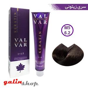 رنگ موی وال وار سری زیتونی شماره VAL-VAR 6.2 