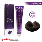 رنگ موی وال وار سری زیتونی شماره VAL-VAR 7.2