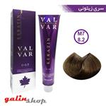 رنگ موی وال وار سری زیتونی شماره VAL-VAR 8.2