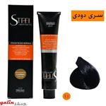 رنگ موی استیل سری دودی شماره STEEL 1.1