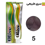 رنگ موی الیو سری طبیعی شماره Olive 5