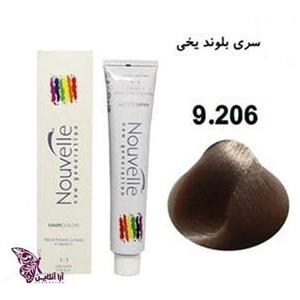 رنگ مو نوول Nouvelle سری بلوند یخی شماره 9.206